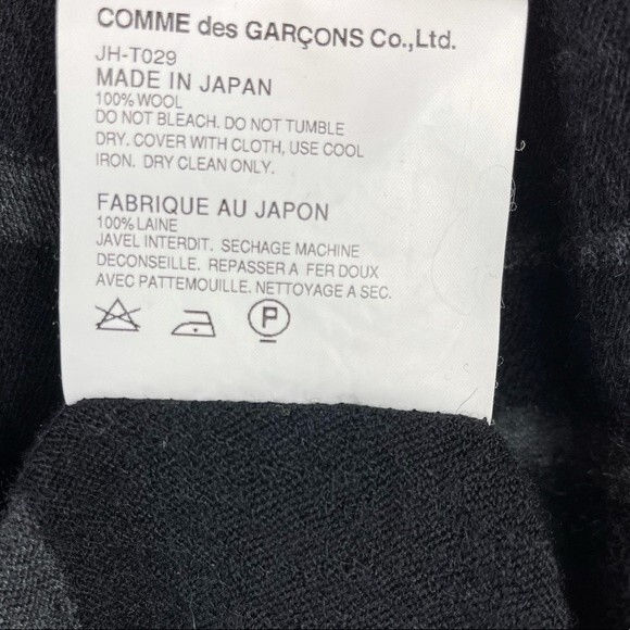 Junya Watanabe Comme Des Garçons Japan Wool Striped Oversized Slouchy Sweater M - Picture 8 of 15